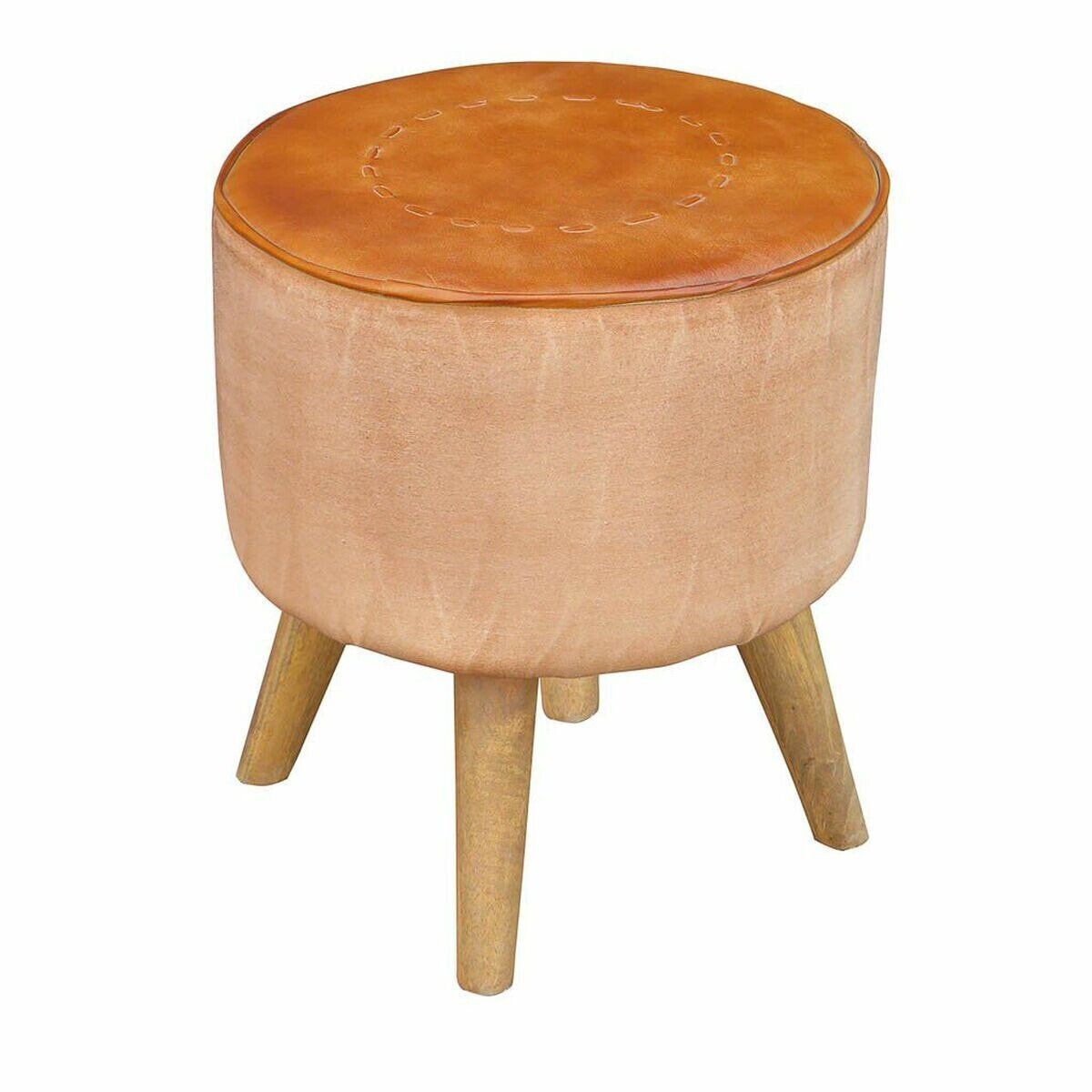 Stool Alexandra House Living Mango wood 38 x 42 x 38 cm