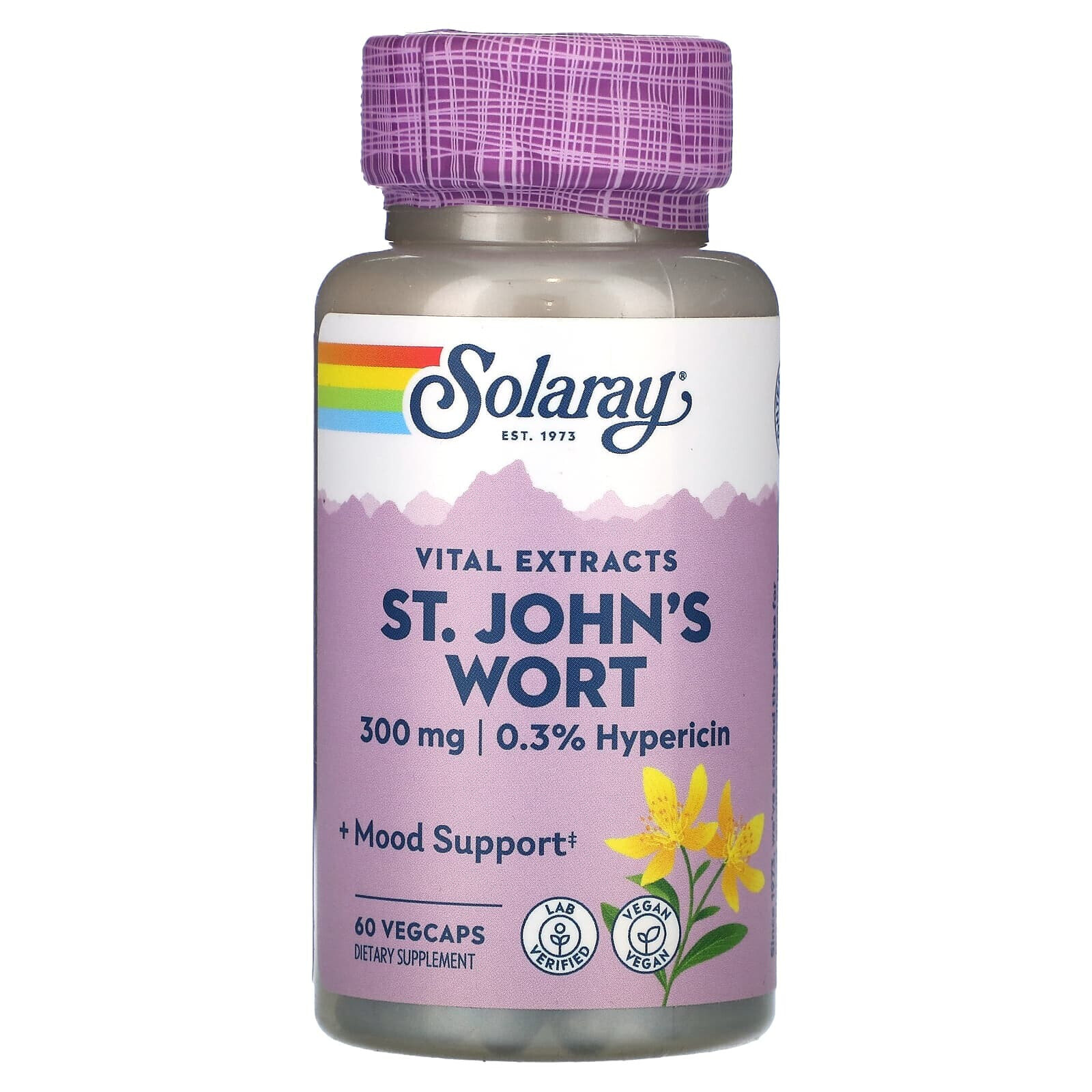 Solaray, Vital Extracts, St. John's Wort, 300 mg, 120 VegCaps