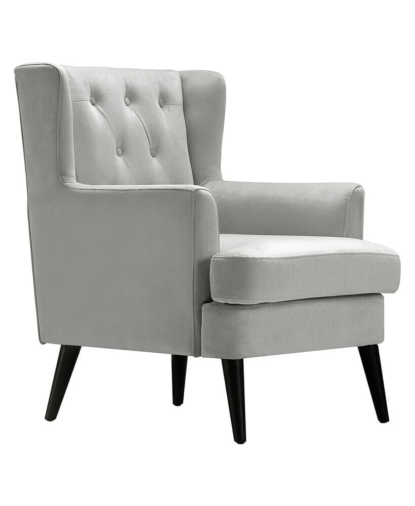 Elle Decor elle Décor Celeste Tufted Velvet Accent Chair