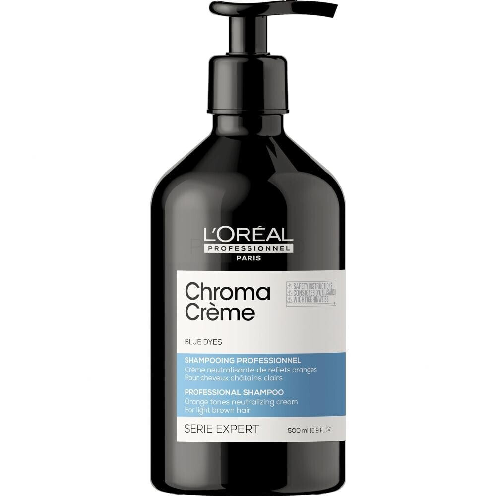 L'Oréal Professionnel Chroma Crème Professional Shampoo Blue Dyes 500 ml shampoo für Frauen