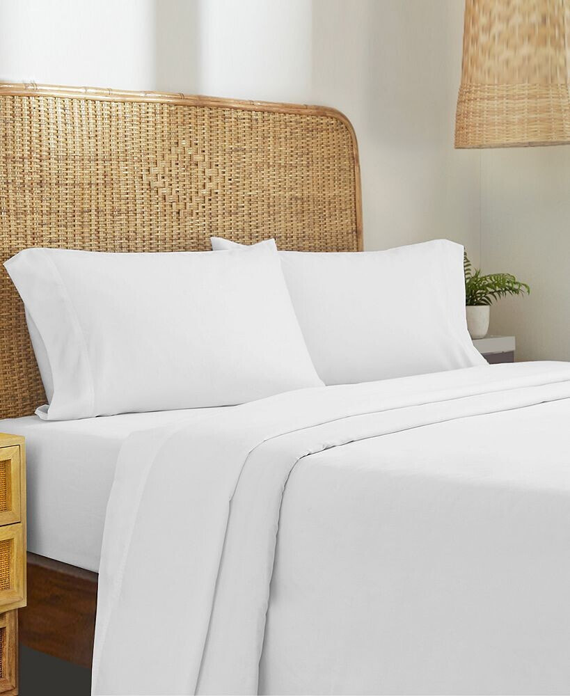 California Design Den california King Sheets Set, GOTS Certified 100% Organic Cotton Percale, Bed Sheets by California Design Den
