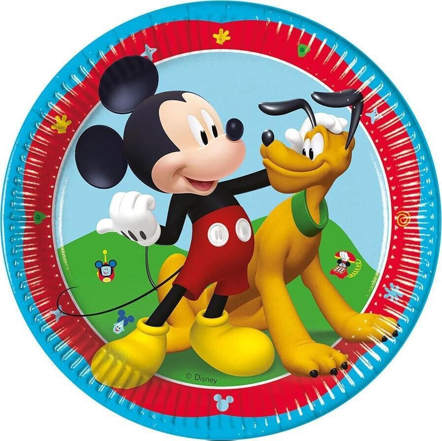 GoDan Talerzyki papierowe Myszka Mickey 20 cm 8 szt Godan