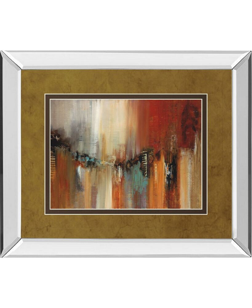 Classy Art skyline by Cat Tesla Mirror Framed Print Wall Art, 34