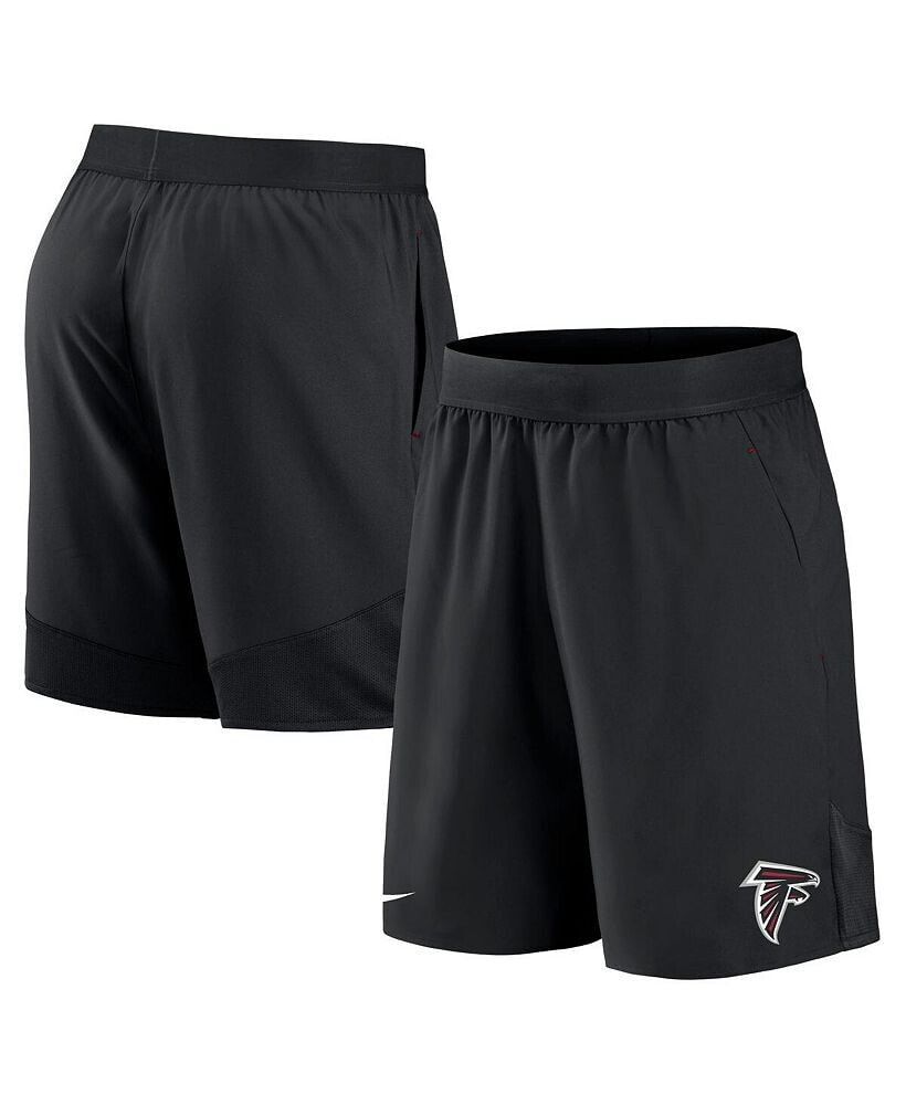 Men's Black Atlanta Falcons Stretch Woven Shorts