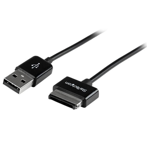 StarTech.com USB2ASDC3M дата-кабель мобильных телефонов Черный USB A Asus 40-pin 3 m
