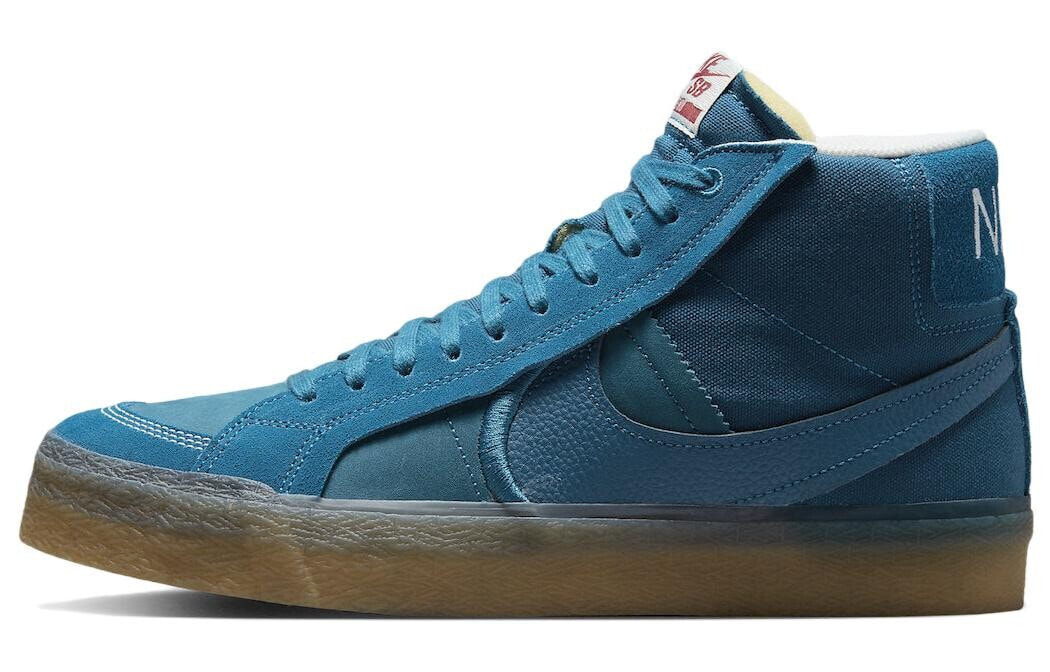 Nike SB Blazer Mid 防滑减震耐磨 中帮 板鞋 青色 / Кроссовки Nike SB Blazer Mid DV5468-300