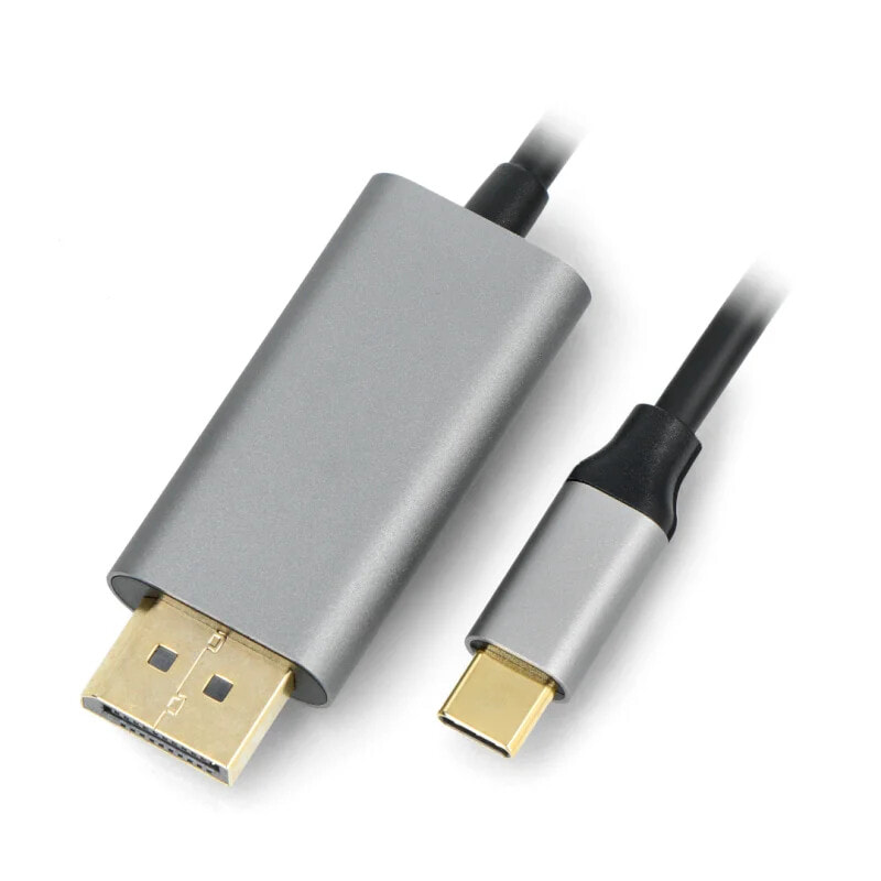 USB type C - DisplayPort cable - 1,8m - Akyga AK-AV-16