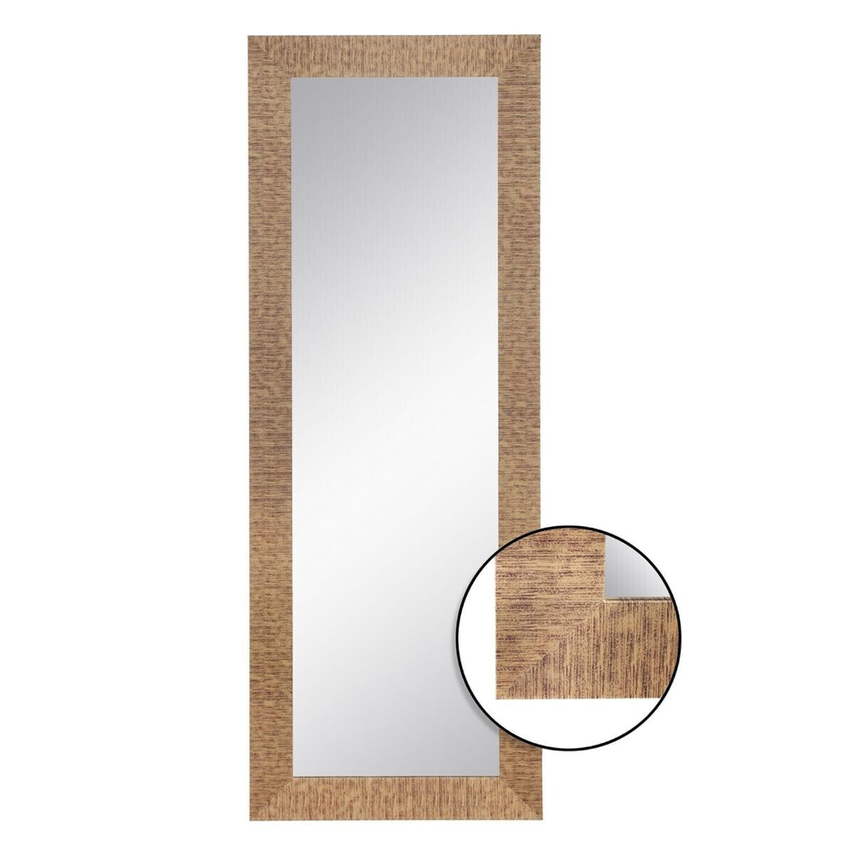 Wall mirror 55 x 1,5 x 152 cm Golden DMF