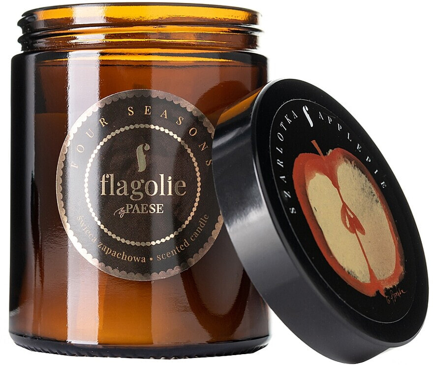 Duftkerze im Glas Apfelkuchen - Flagolie Fragranced Candle Apple Pie