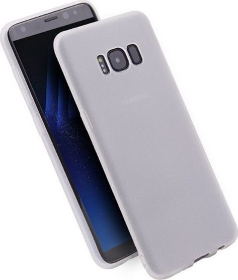 чехол силиконовый серый Samsung M51