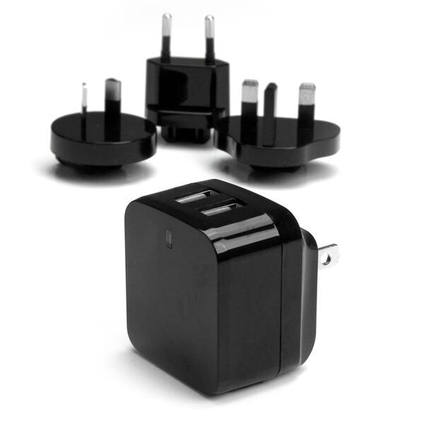 StarTech.com USB2PACBK зарядное устройство для мобильных устройств Для помещений Черный