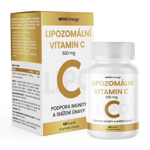 MOVit Energy Liposomal Vitamin C Липосомальный витамин С 500 мг 120 капсул