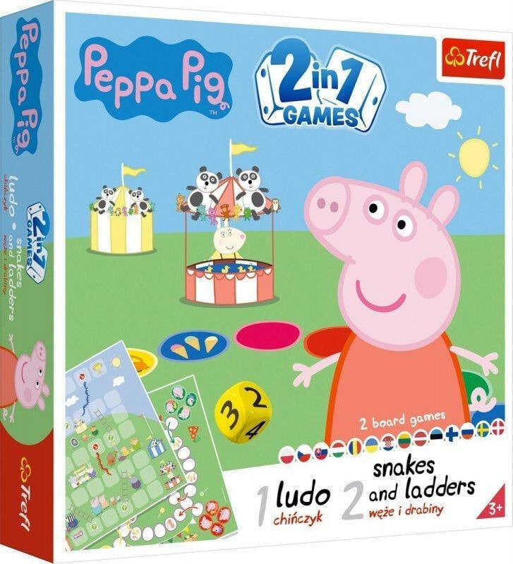 Trefl Game 2in1 Chinese Peppa Snakes and Ladders