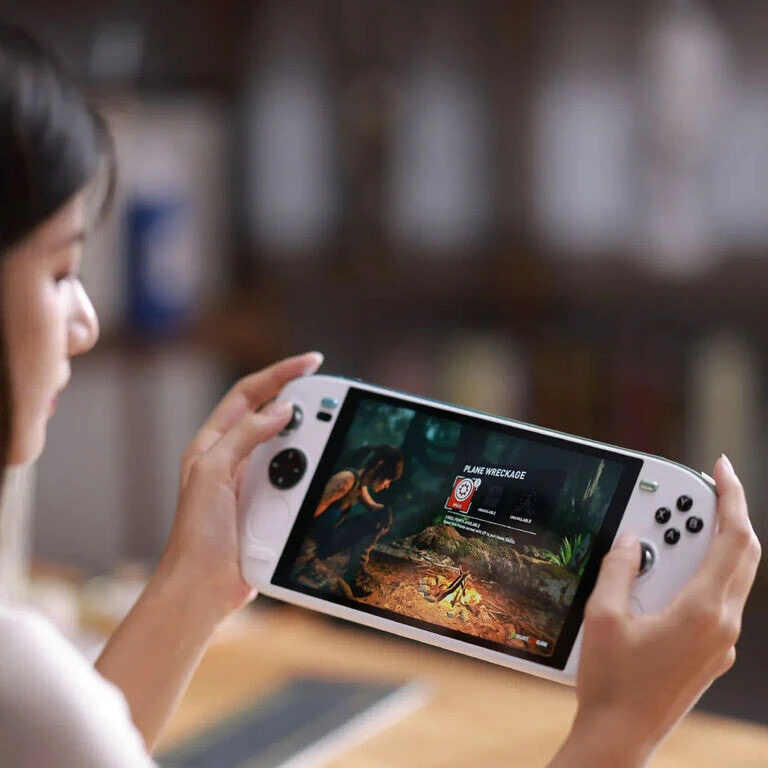 Ayaneo Kun Handheld Konsole – 32 GB LPDDR5X, 1 TB SSD, White Silk