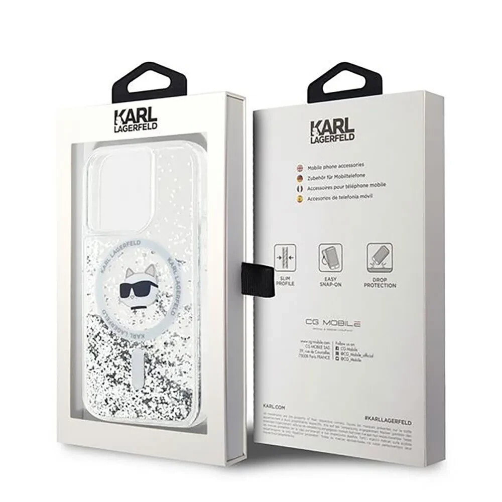 KARL LAGERFELD Klhmp13Xlgchsgh iPhone 13 Pro Max 6.7 Liquid Choupette Head phone case