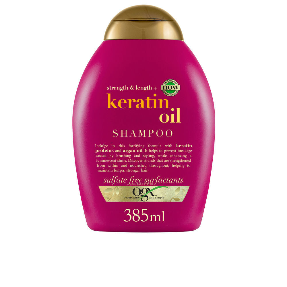 Ogx Anti-breakage Shampoo Бессульфатный кератиновый шампунь против ломкости волос 385 мл