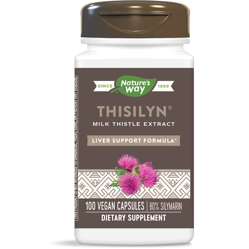 Natures way. Thisilyn. Daily Cleanse Thisilyn. Gastritix with Chamomile extract капс. №100. Milk Thistle Active whole Spectrum extract.