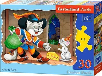Castorland Puzzle Cat in Boots 30 elementów