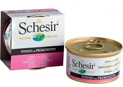 Schesir Schesir tuńczyk z szynką w galaretce w puszce 85g