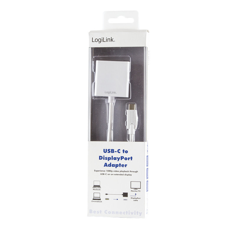 LogiLink USB-C/DisplayPort Белый UA0246