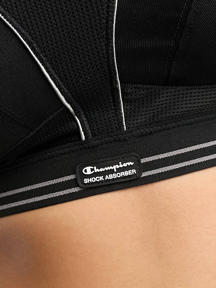 Ultimate Run sports bra in black Shock Absorber