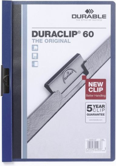 Durable Clamp A4 / 60 sheets Navy Blue