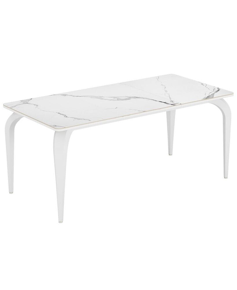 Tribesigns tribe signs Marble Dining Table, 63