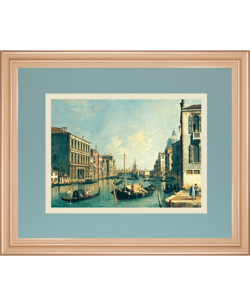Classy Art the Grand Canal, Venice The Rialto Bridge by Antonia Canaletto Framed Print Wall Art, 34