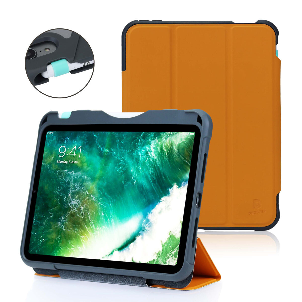 Rugged Case 2021#RQ1 Orange iPad Mini