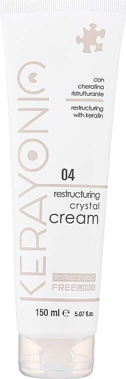 Keratincreme für strapaziertes Haar - Freelimix Kerayonic Restructuring Crystal Cream 04