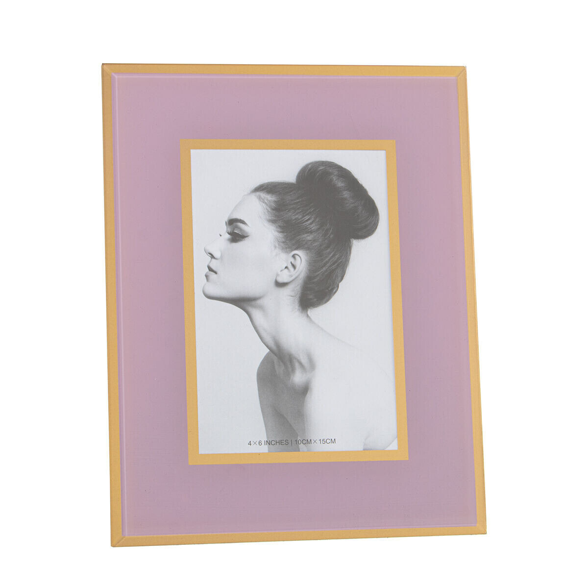 Photo frame Alexandra House Living Pink Crystal 18 x 1 x 23 cm