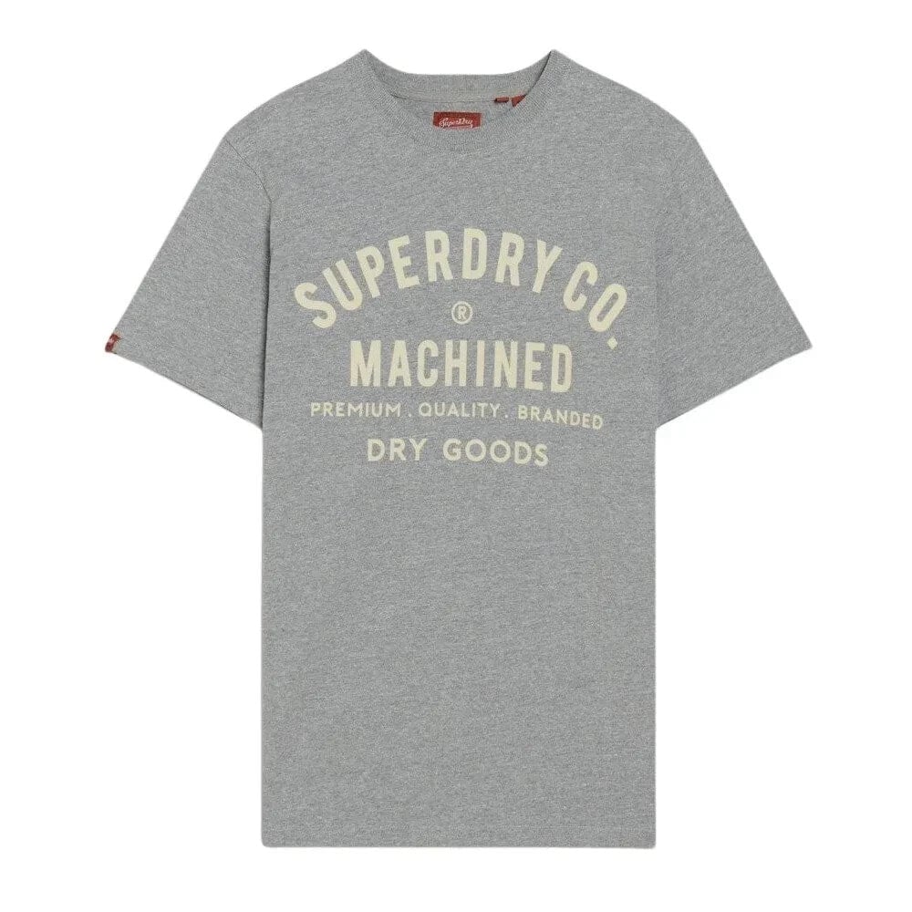 SUPERDRY Workwear Flock Graphic Short Sleeve T-Shirt