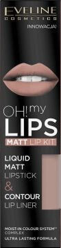 Eveline OH! My Lips Matt LIp Kit 08 Lovely Rose Набор для макияжа губ: матовая помада + карандаш для губ