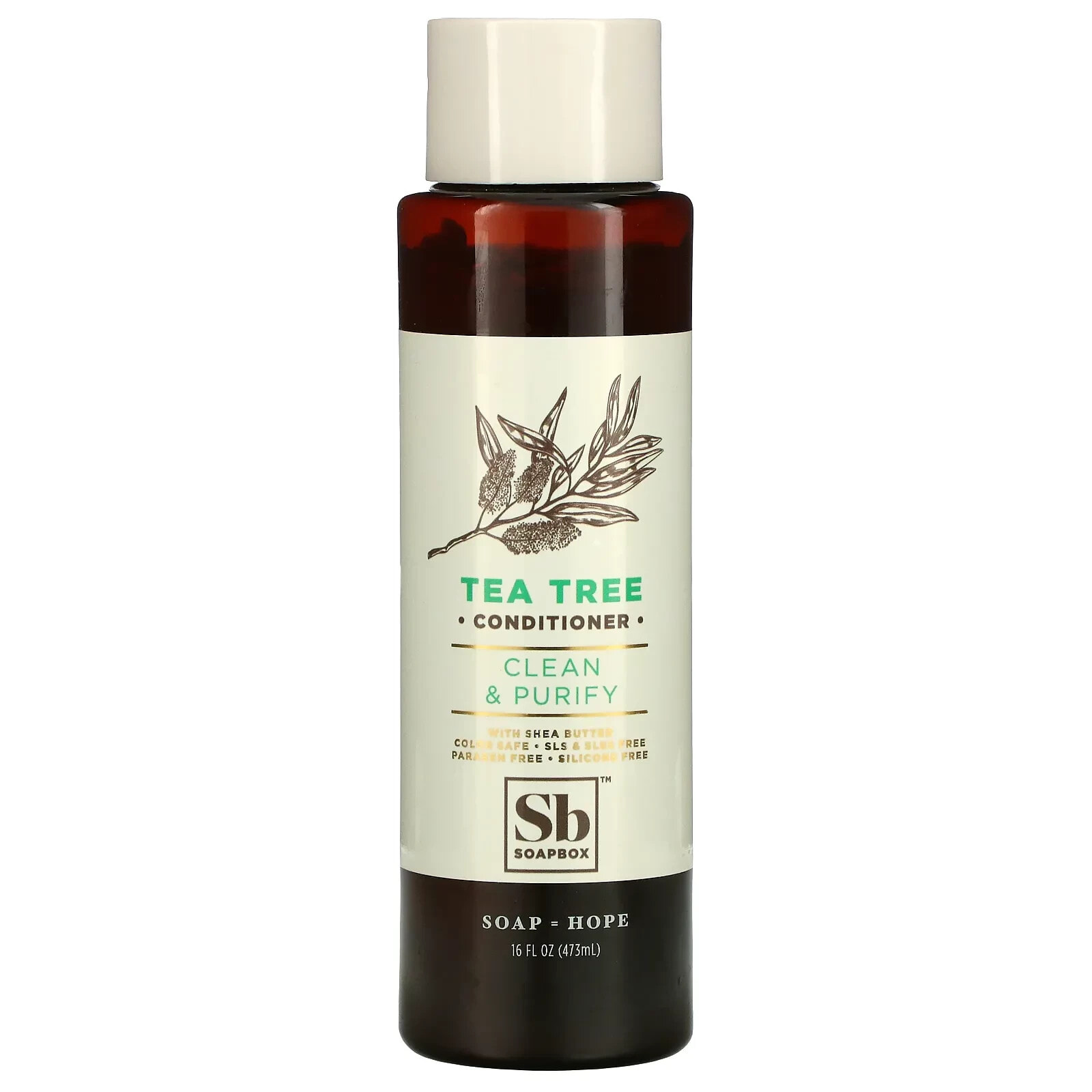 Soapbox Clean & Purify Tea Tree Conditioner Очищающий кондиционер с экстрактом чайного дерева 473 мл