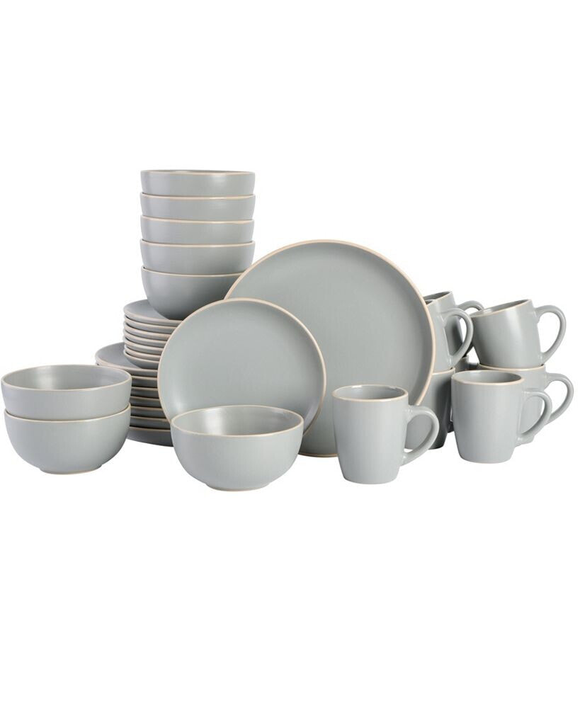 Rockaway 32 Piece Dinnerware Set, Service for 8