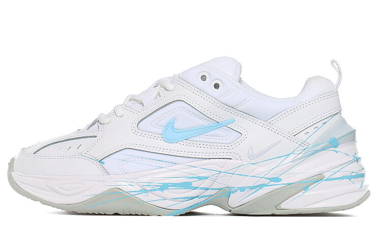 Nike M2K Chunky Sneakers Men Low-Top White Blue