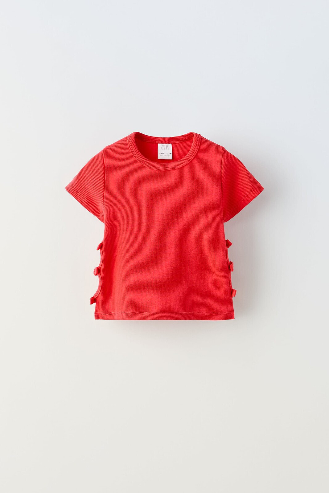 Cut-out t-shirt with bows