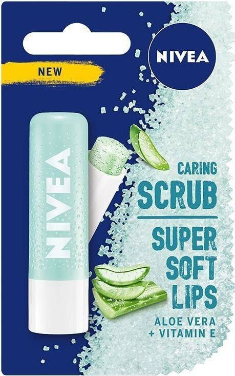 Nivea  Scrub Super Soft Lips Скраб для губ Алое 4,8 г