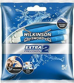 Wilkinson Extra 2 Precision Disposable Razors  Мужские одноразовые бритвы 5 шт
