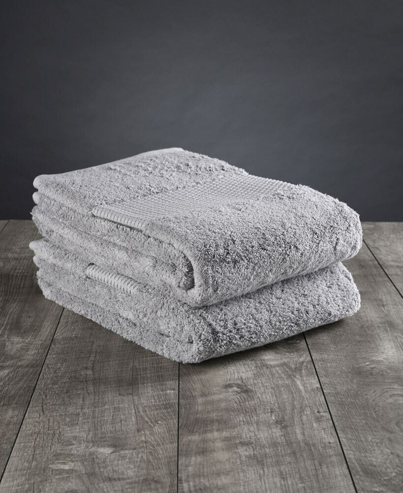 Delilah Home turkish Organic Cotton Pack Hand Towels, Set of 2