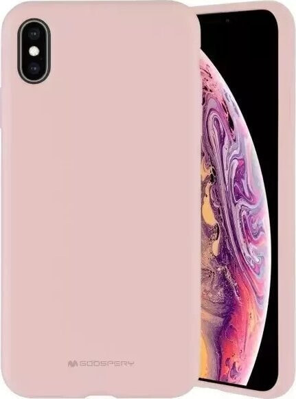 4kom.pl Etui na telefon Mercury Silicone do iPhone 14 Pro Max różowo-piaskowy/pink-sand