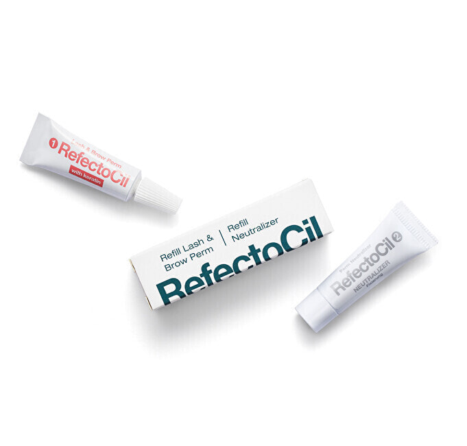 Средство по уходу за бровями и ресницами Refectocil Set of permanent lashes and neutralizer (Brow Lamination Perm/ Neutral izer) 2 x 3.5 ml