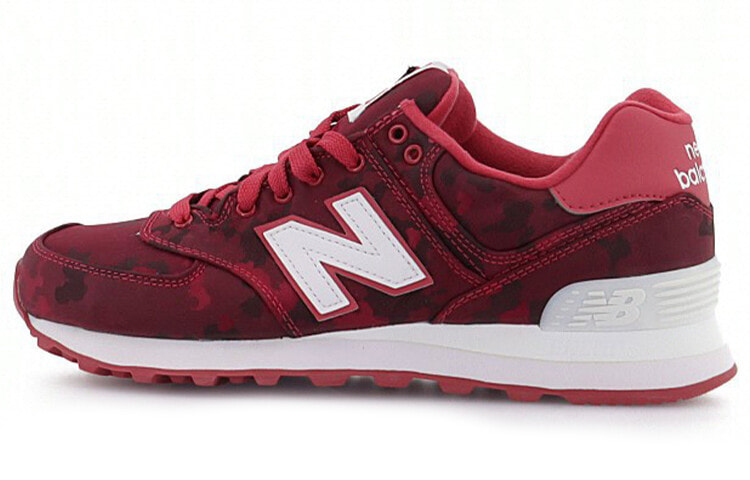 New Balance NB 574 Camo 低帮 跑步鞋 女款 迷彩红 / Sports New WL574MWC