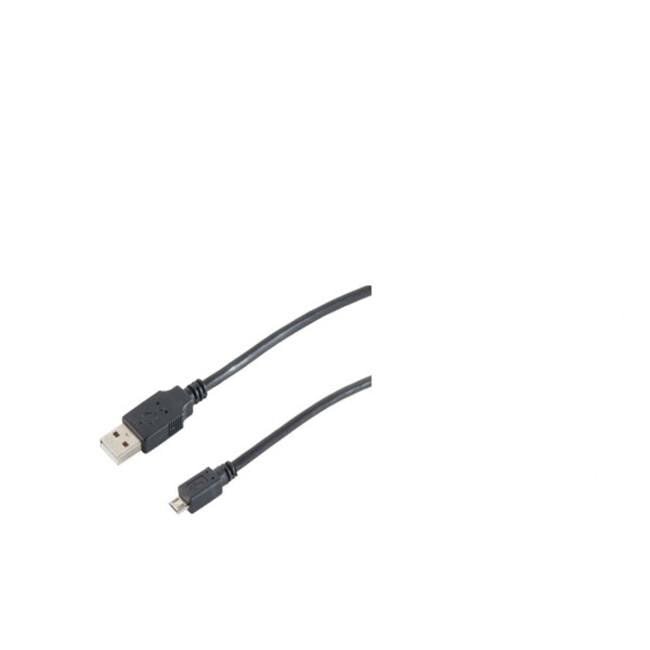 shiverpeaks BS77185-HQ USB кабель USB A Micro-USB A Черный