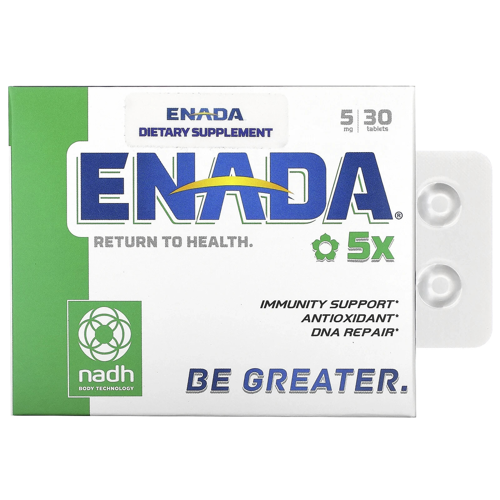 ЭНАДА, 5x, 5 мг, 30 таблеток
