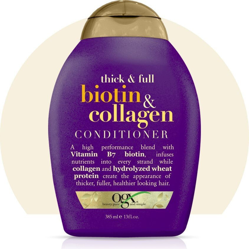 Organix Cosmetix Thick & Full Biotin & Collagen Conditioner Кондиционер с биотином и коллагеном, придающий объем волос 385 мл