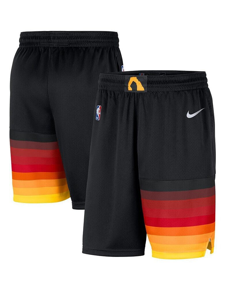Nike men's Black Utah Jazz 2020/21 City Edition Swingman Shorts