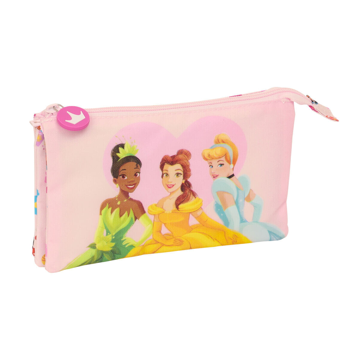 Double Carry-all Princesses Disney Summer adventures Pink 22 x 12 x 3 cm
