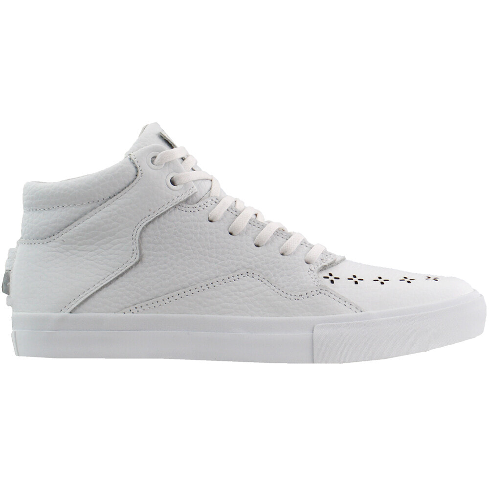 Diamond Supply Co. Folk Mid Mens White Sneakers Casual Shoes D15F113-WHT