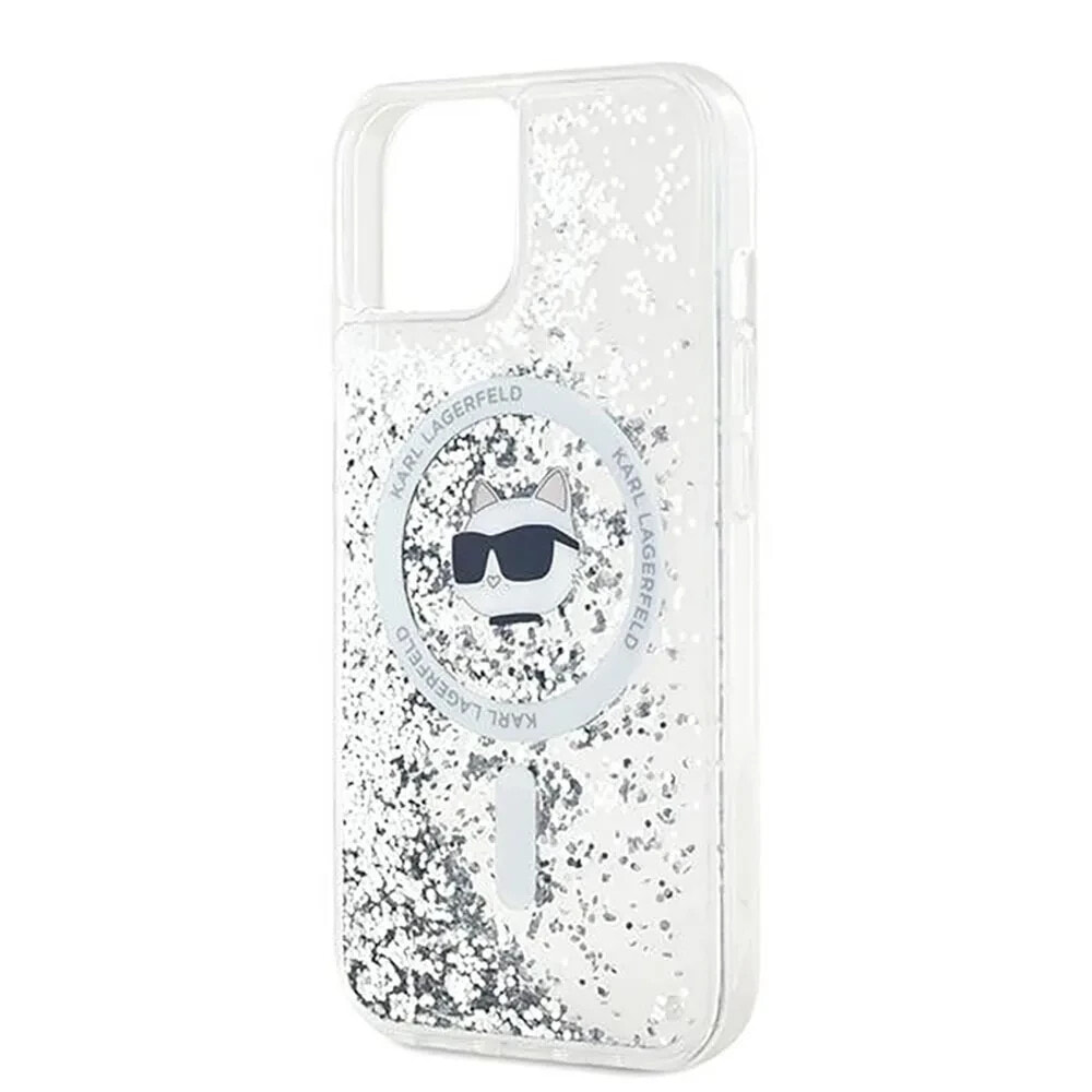 KARL LAGERFELD Klhmp15Mlgchsgh iPhone 15 Plus14 Plus 6.7 Liquid Choupette Head phone case